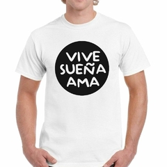 Remera Vive Sueña Ama - tienda online