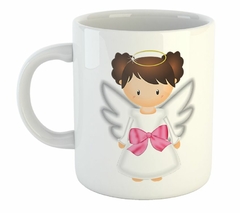 Taza Dibujo De Angelita Para Bautizo