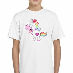 Imagen de Remera Unicornio Feliz Sacando La Lengua