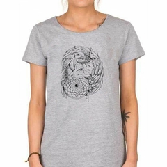 Remera Leon Arte Lineas Mandala Dibujo - tienda online