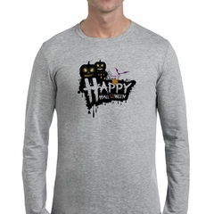 Remera Manga Larga Happy Halloween Calaveras Miedo - comprar online