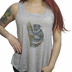 Musculosa Koala Trepando Tronco Arbol M2