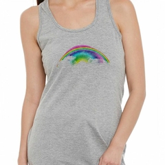 Musculosa Deportiva Transparent Background Rainbow Arcoiris