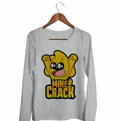 Remera Manga Larga Mike Crack Brazos Amarillo - TiendaCubik