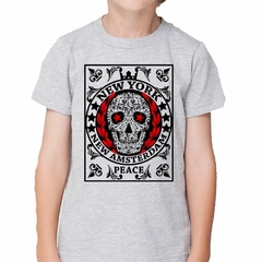 Remera New York New Amsterdam Peace Skull - comprar online