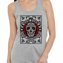 Musculosa Deportiva New York New Amsterdam Peace Skull