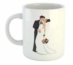 Taza Matrimonio Boda Pareja Buque