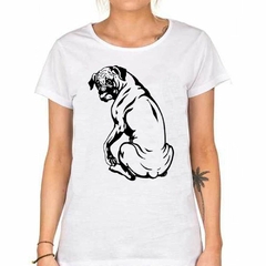 Remera Perro Boxer Silueta Vector M2 en internet