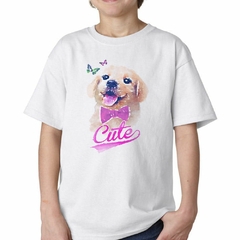 Remera Perro Labrador Cute Mariposas Tierno - tienda online