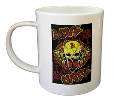 Taza Love And Hate Skull Heart - comprar online