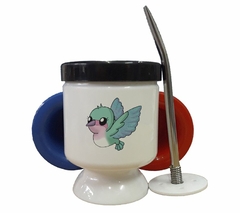 Mate Colibri Colorido Dibujos Art - comprar online