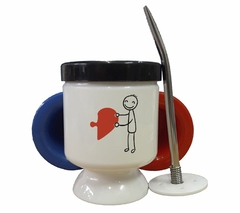 Mate Hombre Matando De Amor Arma Corazon - comprar online