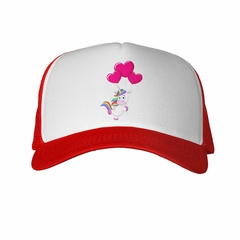 Gorra Unicornio Con Globos De Corazones M2 en internet