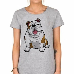 Remera Bulldog Ingles Dibujo