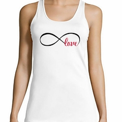 Musculosa Deportiva Amor Infinito Por Siempre Love - comprar online