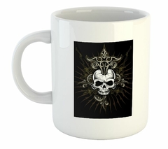 Taza Calavera Cuchillo Atravesado