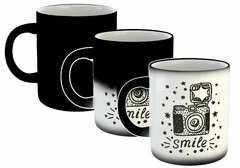 Imagen de Taza Smile Camara Estrellas Flash