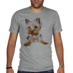 Remera Perro Yorkshire Posando - TiendaCubik