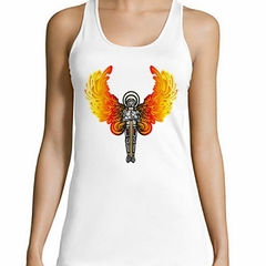 Musculosa Deportiva Angel Con Alas De Fuego Fire Wings - comprar online