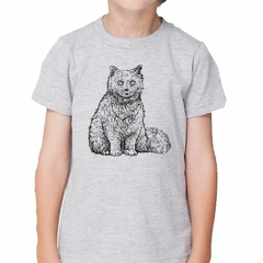 Remera Gato Persa Ilustracion - comprar online