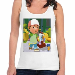 Musculosa Deportiva Handy Manny Friends Herramientas Dibujo #6