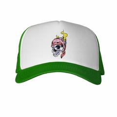 Gorra Calavera Con Vincha Largando Fuego - TiendaCubik