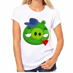 Remera Angry Bird Fight Dibujo Animado