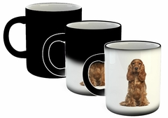 Taza Perro Cocker Sentado en internet