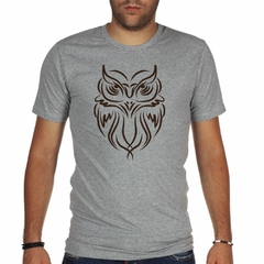 Remera Buho Dibujo Lineas Vector - comprar online