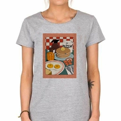 Remera Comida Desayuno Pintura Animado - tienda online