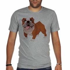 Remera Bulldog Ingles Feliz