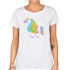 Remera Unicornio Con Pelo Largo De Colores - comprar online