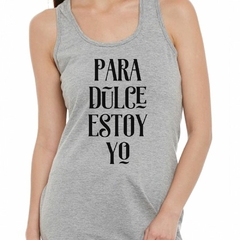 Musculosa Deportiva Para Dulce Estoy Yo