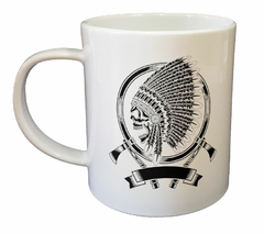 Taza Skull Feathers Calavera Plumas - tienda online