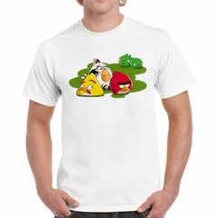 Remera Angry Birds Pajaros Dibujo Animado