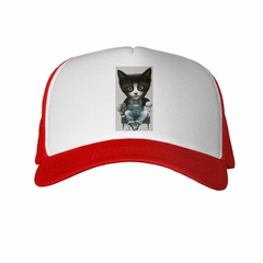 Gorra Gato Sentado Music Art Caricatura en internet