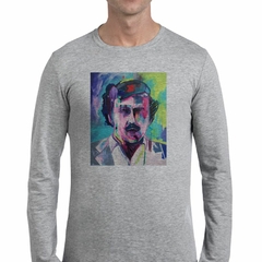 Remera Manga Larga Pablo Escobar Arte De Colores - comprar online