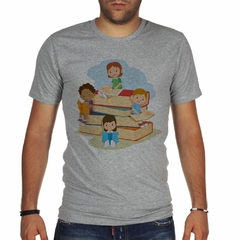 Remera Children Books Reading Aprender - tienda online