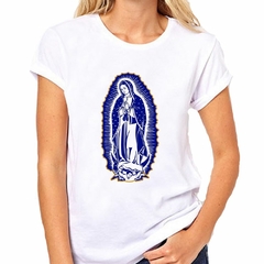 Remera Virgen De Guadalupe Azul Religion - TiendaCubik