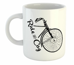 Taza Dibujo Bicicleta Ciclisto Aventura M2