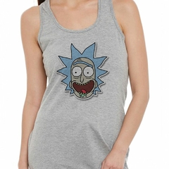 Musculosa Deportiva Rick And Morty Cara Babeandose M2