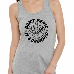 Musculosa Deportiva Dont Panic Its Organic Cannabis