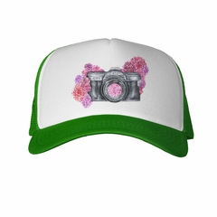 Gorra Camara Flores Rosa Pasion - TiendaCubik