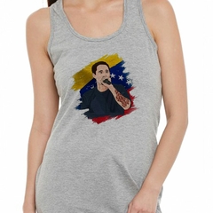 Musculosa Deportiva Canserbero Dibujo Bandera Venezuela Rap