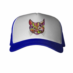 Gorra Gato Cara Vector Pop Art