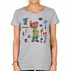 Remera Handy Manny A La Obra Herramientas Dibujo