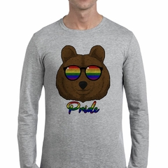 Remera Manga Larga Orgullo Gay Oso Pride Lentes - comprar online