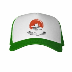 Gorra Dibujo Japones Montaña Sol Naturaleza - TiendaCubik