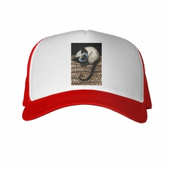 Gorra Gato Siames Acostado Pintura en internet