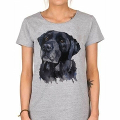 Remera Perro Labrador Chocolate Watercolor - comprar online